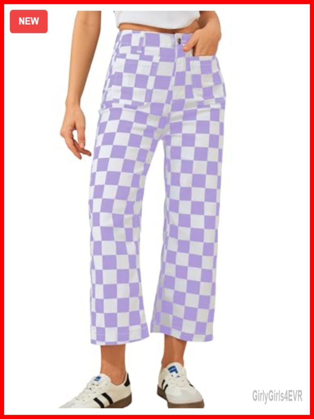 Cropped Jeans for Women High Waisted Straight Leg Stretchy Denim Trousers